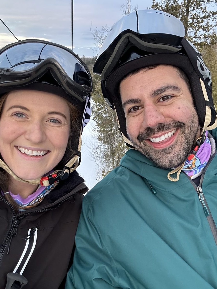 Up north skiing